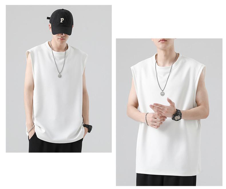 Product Introduction of Áo Ba Lỗ Nam Nữ Sát Nách Form Rộng Vải Da Lộn Thời Trang tank  top 19