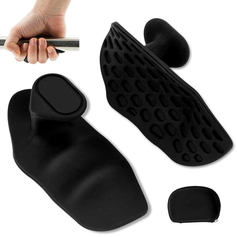 Gym Weightlifting Non-slip Exercise Grips, Portable Fitness Training Equipment, Hand Exerciser with Clip Ring Buckle for Gym Training and Exercise 0
