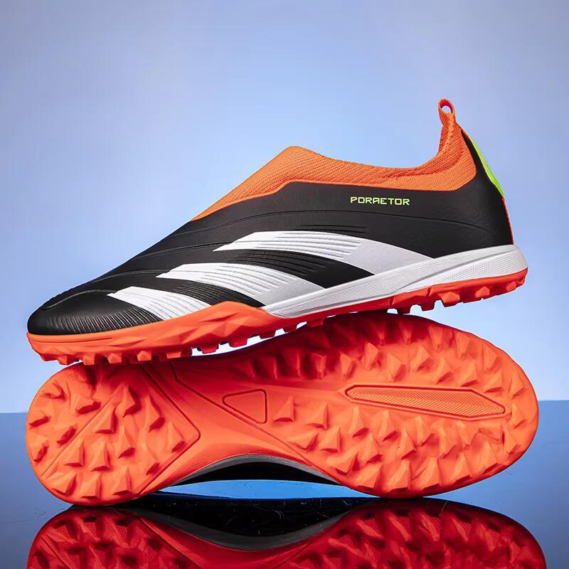 Product Introduction of Men's Turf Indoor Football Cleats High Top Breathable Soccer Shoes Outdoor Training TF 13