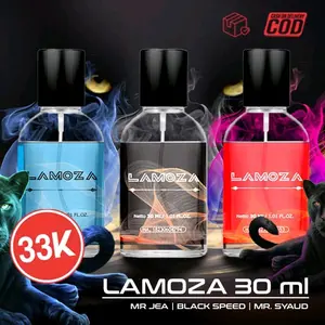 SJZ - ( Beli 1 Dapat 3 Parfum ) LAMOZA Mr. EDT 30 ML | Mr. Syaud | Mr. Jea | Black Speed