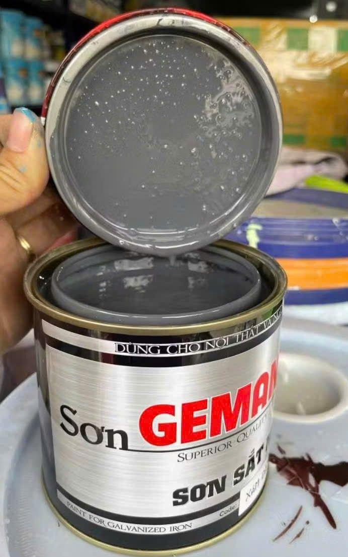 Product Introduction of SƠN PHỦ GEMAN Dùng cho: Sắt mạ kẽm, Inox, Sắt, Nhựa, Gỗ, Kiếng  loại 900gr 23