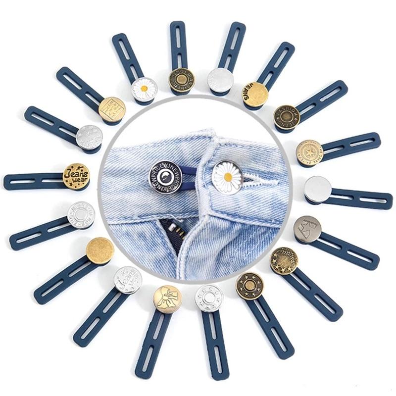 Product Introduction of Jeans Button Adjustable Detachable Waist Extension Buckle Pants Waist Adjustment Button 15