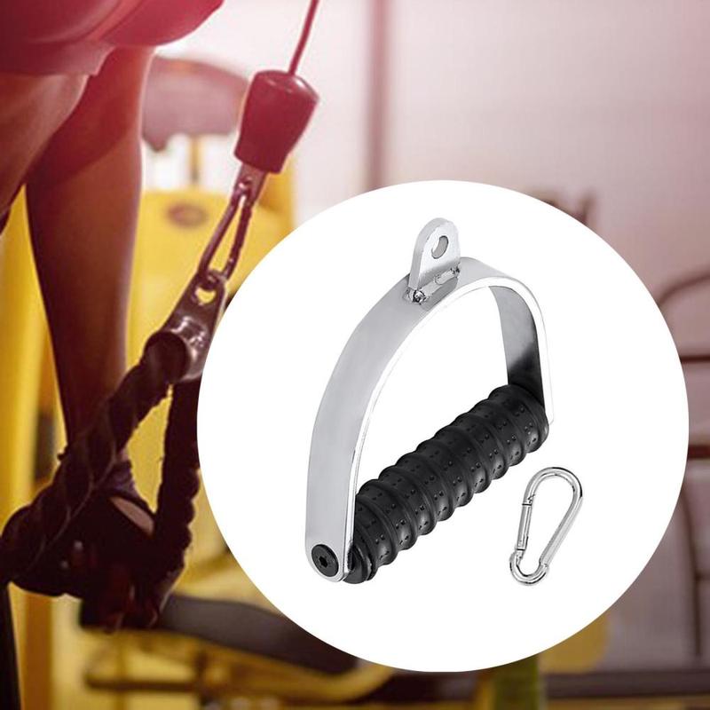 Pull Down Bar Handle Equipment Tricep Row Handle Exercise Handle Cable Machine Handle Attachment for Home Gym Exercise Workout 4