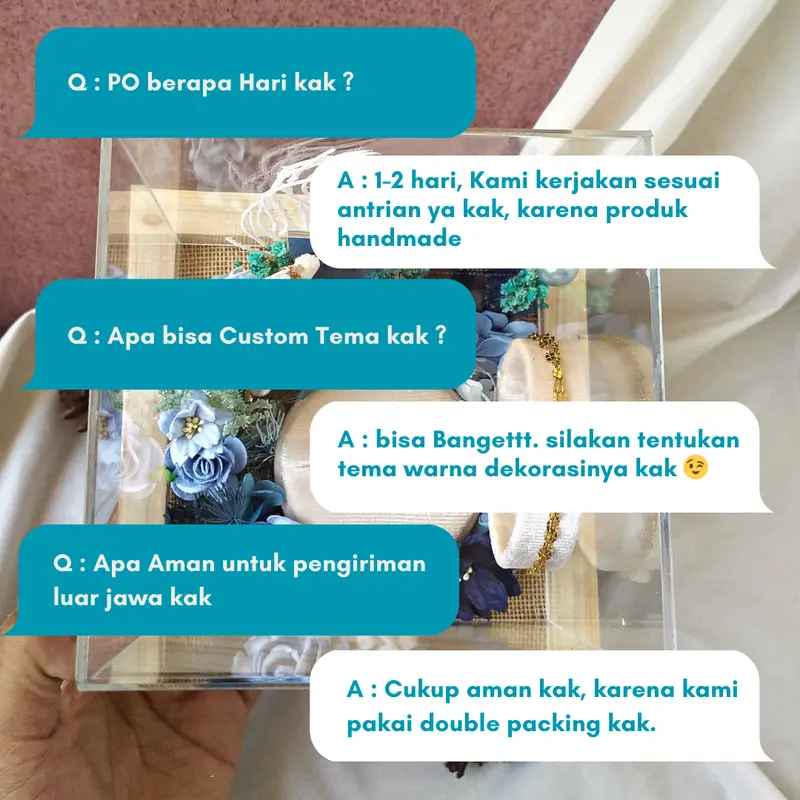 Tempat Cincin Kalung & Gelang Lamaran Pernikahan 3