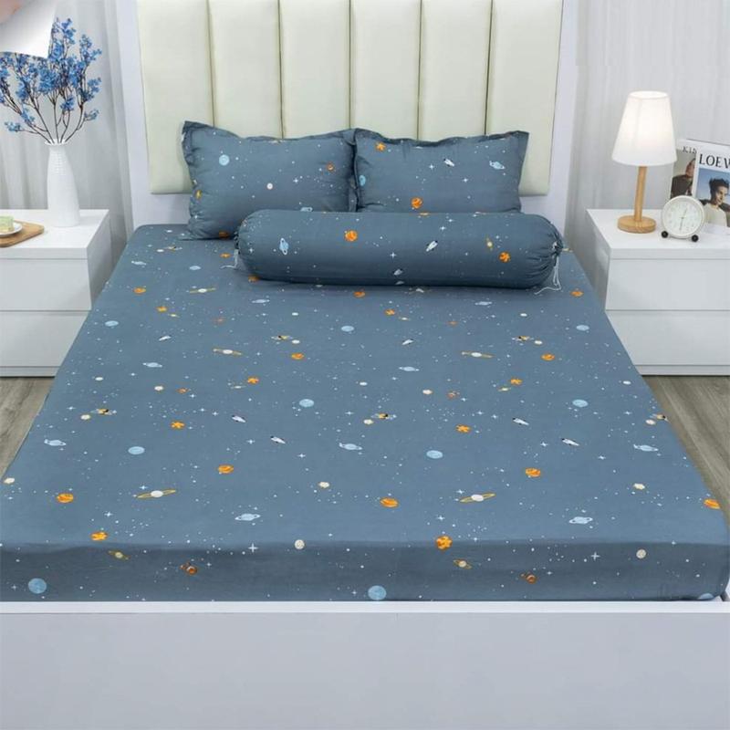 Sét 4 món Vỏ Ôm (1 ga + 2 vỏ nằm + 1 vỏ ôm), Sét 4 ga gối Vỏ ôm kích thước ga M2/M6/M8/2M2 7