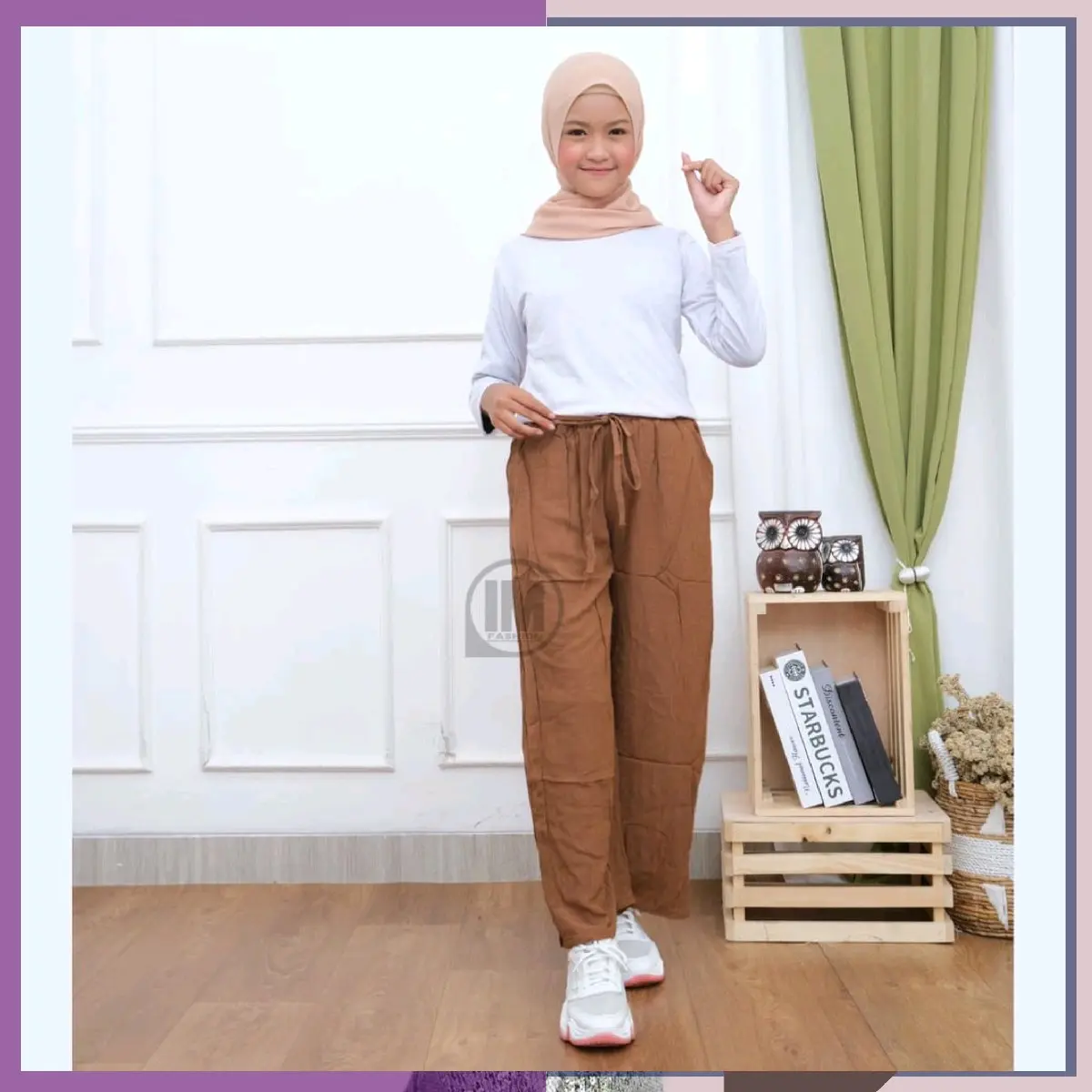 Sabila- Celana Kulot Anak Perempuan Usia 4-12 tahun Bahan Crinkel Premium Termurah Outfit Cantik Fashion