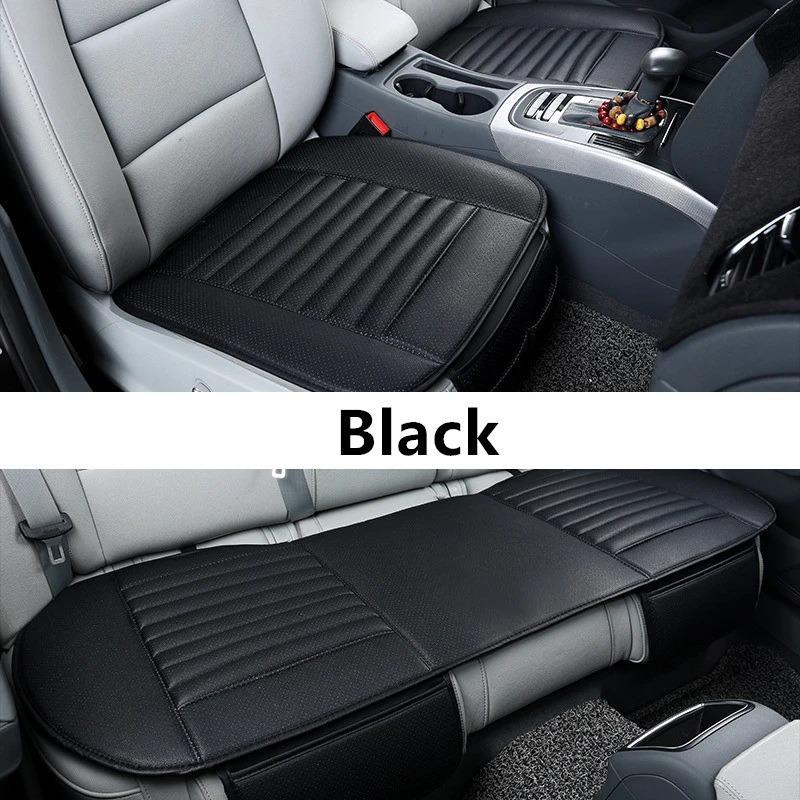 Product Introduction of Universal Auto Car Seat Covers Protector Pad  Breathable PU Leather Car Front Rear Seat Cover High-quality Auto Seat Cushion 3 Colors 9