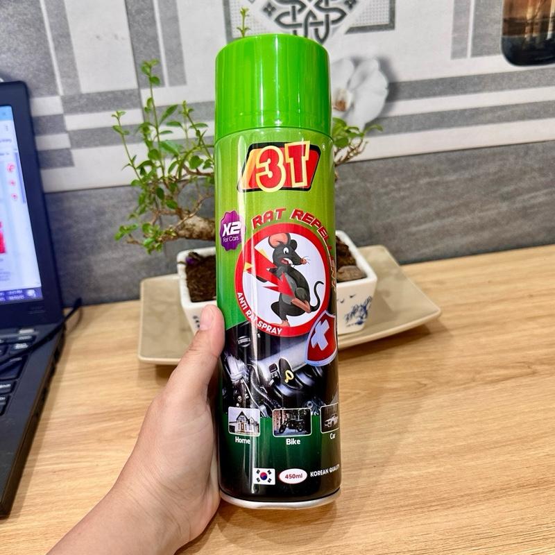 Chai xịt đuổi chuột sinh học 3T 450ml, thành phần từ thiên nhiên đuổi sạch chuột &côn trùng các loại 4