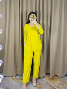 Setelan 7/8 / One set celana panjang Atasan Kantong