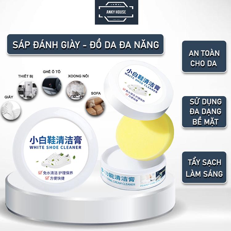 COMBO{ MUA 3 TẶNG 1}= 4 sáp đánh giày đa năng- làm sạch giày và đồ da => tiết kiệm 60k