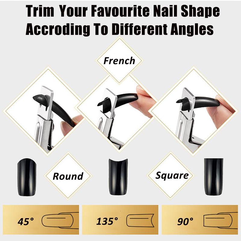 Product Introduction of Stainless Steel Nail Clipper, 1 Count Portable U-shaped Nail Trimmer with 10pcs Nail Measuring Magnets, Professional Manicure Tool for Home & Salon Use, Valentine's Day Gift, Gifts for Girlfriend, Nail Nippers, Nail Tech Supplies, Nail Care 2