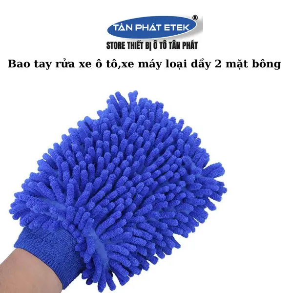 Bao tay chuyên dụng rửa xe ô tô và xe máy Phụ Kiện Lau Xe