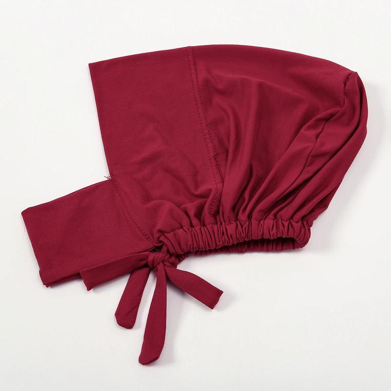 Product Introduction of Muslim Inner Cap Hijab For Women Solid Underscarf Hijab Undercap Scarf Turban Hat Islamic Muslim Hijabs Ready To Wear Headcover 15