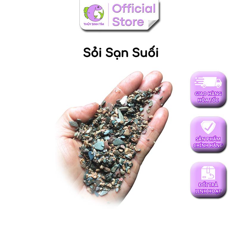 Sỏi Sạn Suối 1kg Trải Nền Trang Trí Bể Cá Bể Thủy Sinh