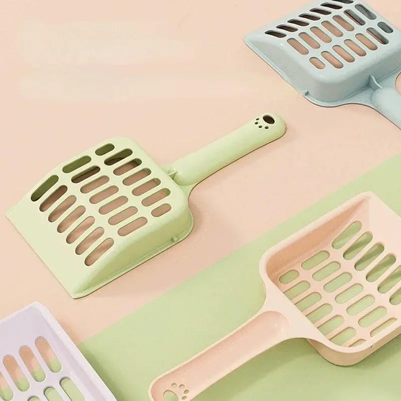 Toilet Pickup Drop-resistant Cleaning Litter Cat Scoop Plastic Filter Self Cats Box Shovel Pet Supplies Products Household Waste