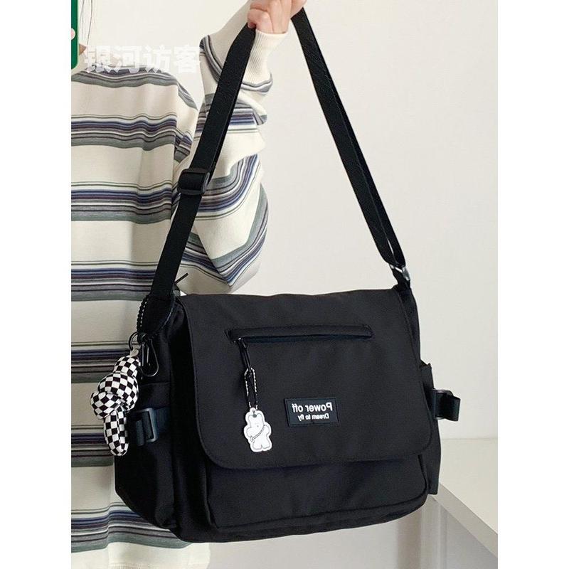 Túi đeo chéo vải trượt nước phong cách ulzzang unisex nam nữ đựng sách a4 đi học power - xuongbalohonglam Bag Đeo Vai