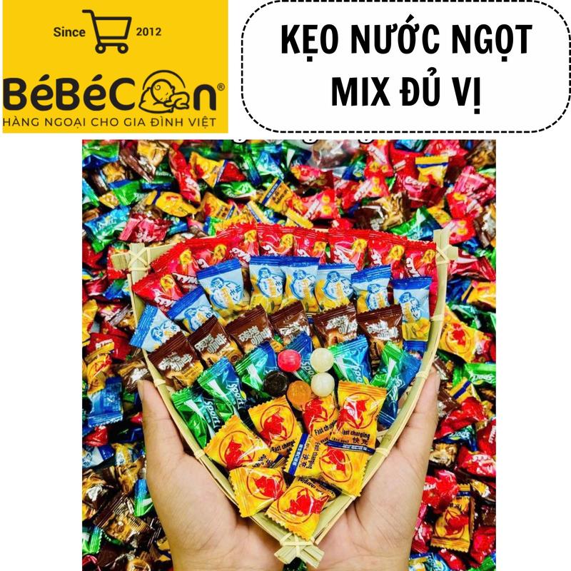 Kẹo ngậm nước ngọt mix vị bò cụng sting soda chanh cola chanh muối- Ăn Vặt Candy Snack Food BÉ BÉ CON
