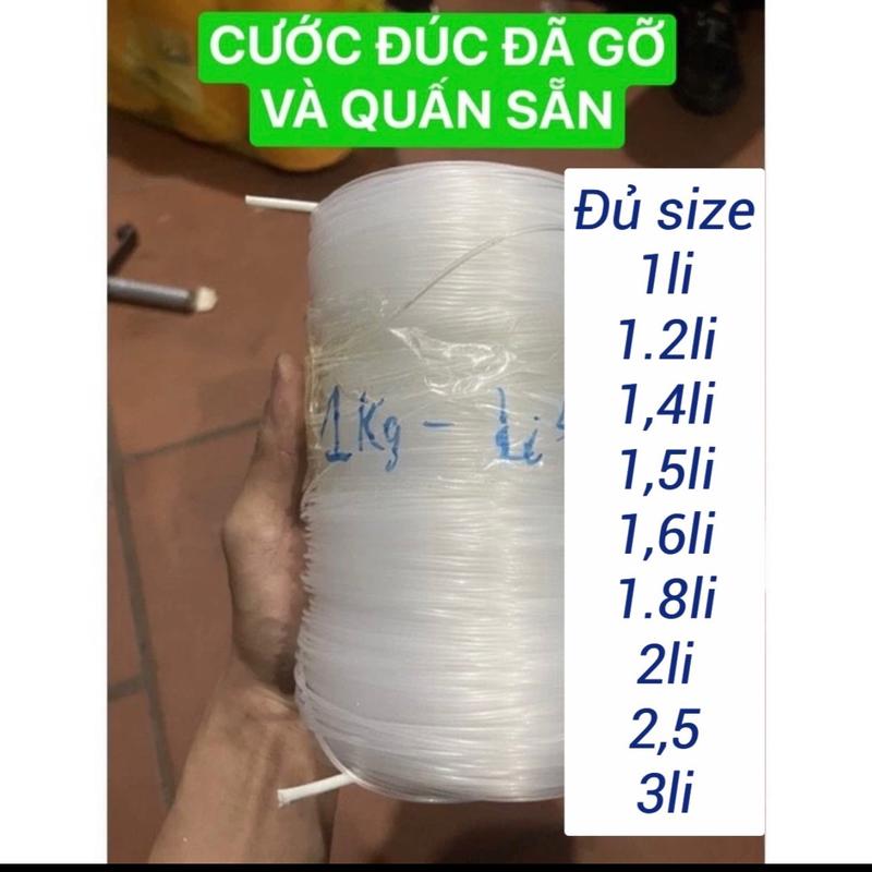  Cước đúc tha dieu shop cuốn sẵn cuộn nhỏ thả diều giá học sinh đủ size  1li-3li  0,7-1kg  