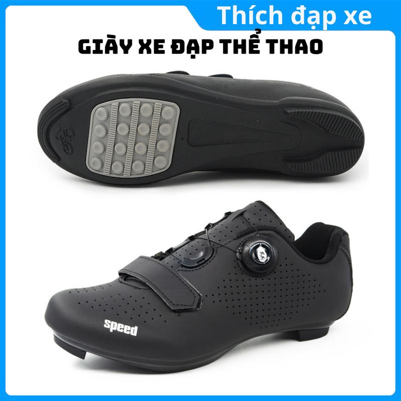 Giày xe đạp không can Speed thể thao chính hãng dành cho nam nữ đi xe road, mtb