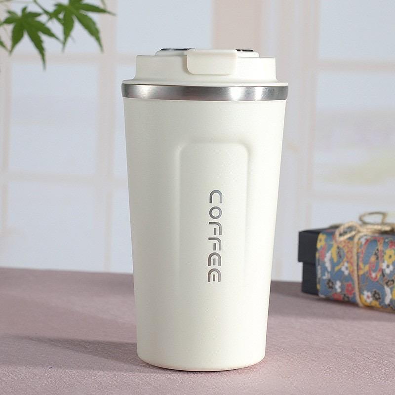 Product Introduction of Kitchen Gadgets Portable Vacuum Insulated Coffee Cup with Lid, 13oz/17.5oz Double Wall Vacuum Flasks, Washable Tumbler Cups, Drinking Water Bottle, Household Kitchen Product, Birthday Gifts, Mum Travel Mug, Travel Accessories, Boyfriend Gift 17