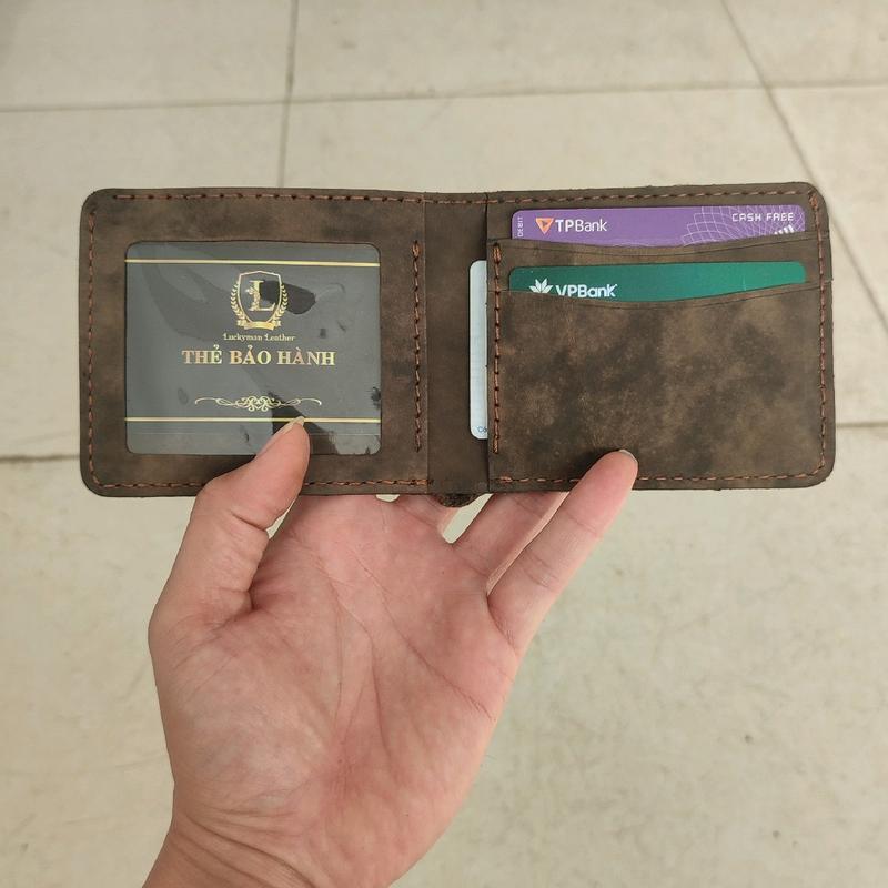ví mini nhỏ gọn da bò cao cấp Wallet Nam 7