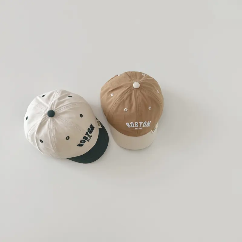 Mũ thêu chữ BOSTON cho bé 2 - 4 tuổi mẫu mới 2024 SuKids SK57 5
