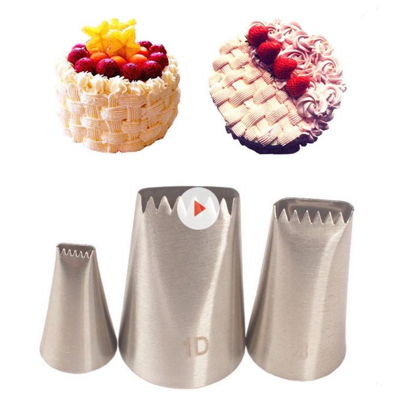 Đui bắt viền - Đui đan giỏ nhiều kích thước Đui bắt kem trang trí bánh 5