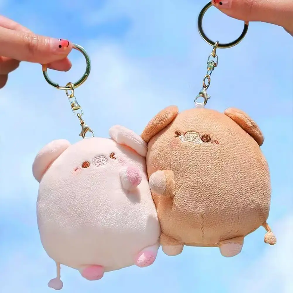 Dây Chuyền Chìa Khóa Nhồi Bông Hình Heo Cặp Đôi Nam Châm, Dễ Thương Và Sáng Tạo, Phong Cách Kawaii, Đồ Chơi Mặt Dây Chuyền Ba Lô Nam Châm, Thích Hợp Cho Bé Gái, Quà Tặng Ngày Lễ, Cặp Đôi, # 447014