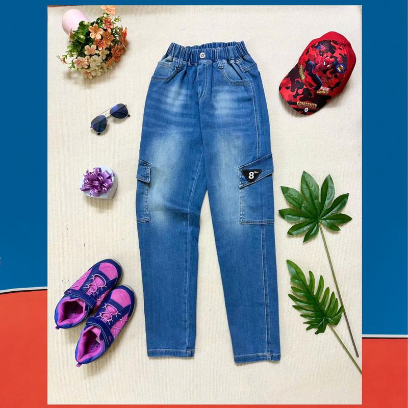 Quần Jean Bé Trai Size Đại 40kg-60kg Chất Jean Co Giãn Mạnh Mềm Mại.Lưng Thun.1578