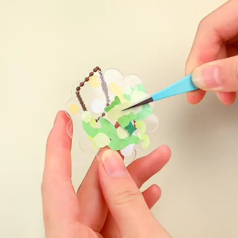 BISA COD 5841 Pinset Bengkok & Lurus / Macaron Tweezers Penjepit Stiker Multifungsi 6