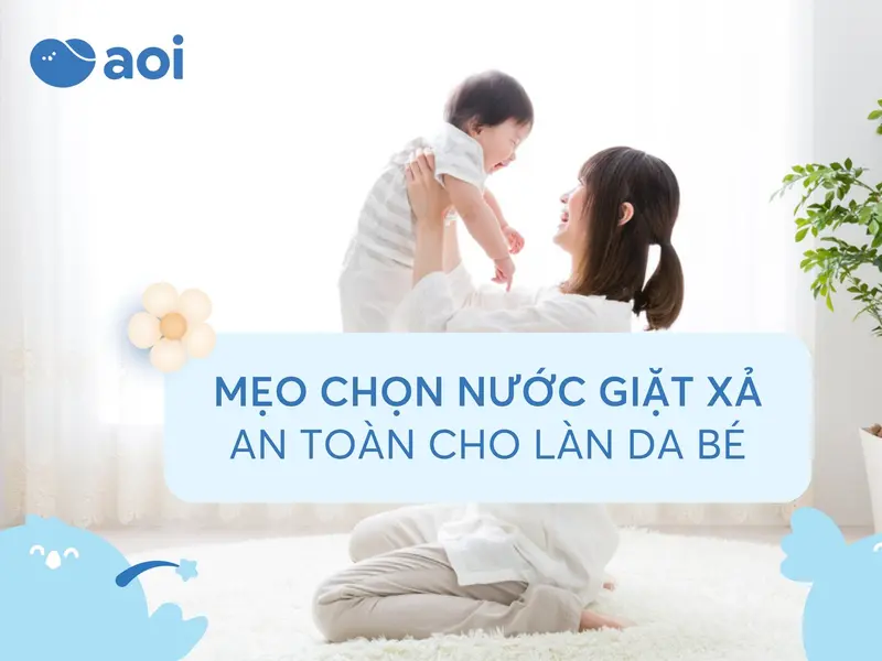 Nước giặt xả hữu cơ Aoi cho bé từ sơ sinh, dung tích 3L nhiều mùi hương thơm lâu - Childs Day Store 5