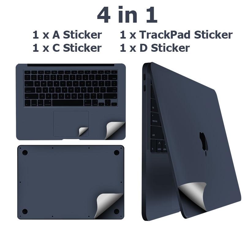 Miếng Dán Da Toàn Thân Air 13 M2 A2681 Pro 14 16 M1 / Max A2442 A2485, Miếng Dán Tương Thích Macbook Air / Pro 13 Inch Với Chip M2, A2338 M1, A2337, Mới