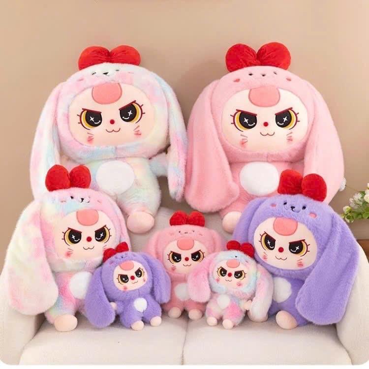  Gấu Bông Baby Three thỏ nơ các size  siêu đáng yêu Thú Bông Toy 