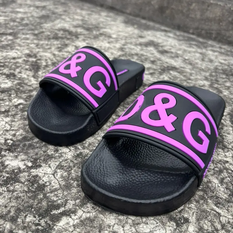 Dép lê Đờ và Gờ 1984 đế một lớp quai mác loạn xạ Nam - Slipper, DéP 6