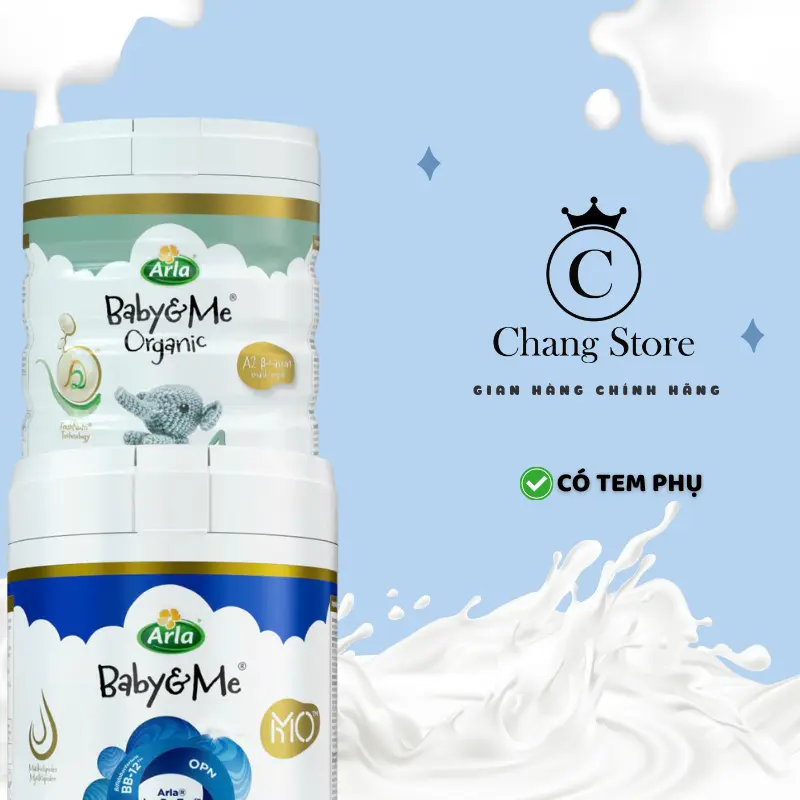 [CHÍNH HÃNG] Sữa bột A.r.la bây bi èn mi Hát em ô và a2 organic
