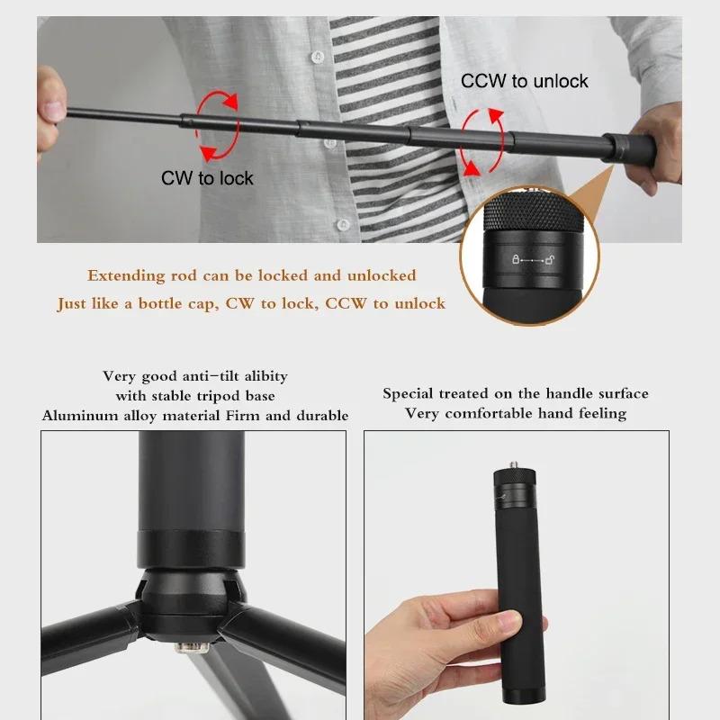 Product Introduction of Gậy Chụp Ảnh Tự Sướng Tripod, Thiết Kế 2in1, Giá Đỡ Kim Loại, Tương Thích Với DJI Osmo Pocket 3 Camera Gimbal, Phụ Kiện 21