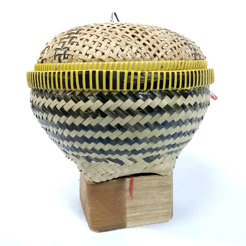 Bakul nasi dari kulit bambu 20cm 2