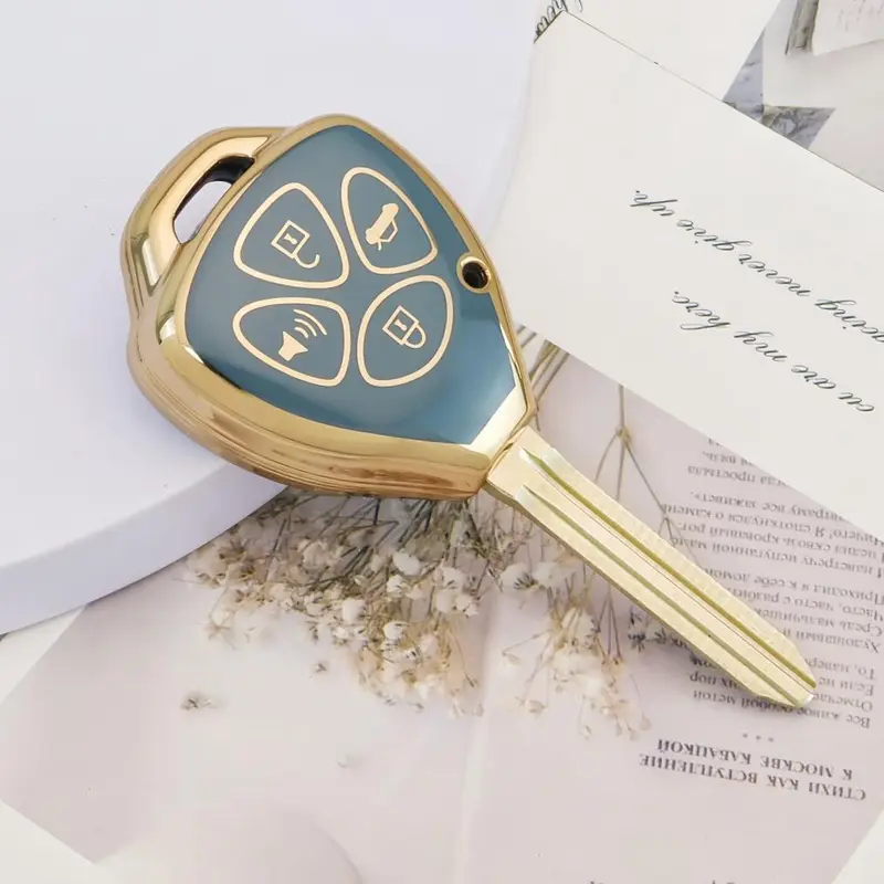 TPU Car Key Case, Dustproof & Anti-fall Car Key Cover, Durable Car Accessories for Toyota for Scion, for Camry, for Rav4, for Corolla, for 4Runner, for Yaris, for Matrix, for Venza, for Avalon 5
