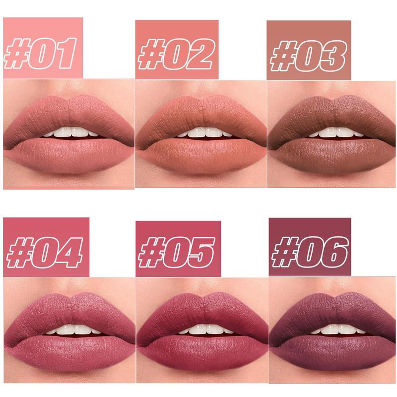 Product Introduction of Long-lasting Waterproof Matte Lipstick & Lip Liner & Lip Gloss Makeup Set, 3 Counts/set Easy Coloring Lip Care Kit, Moisturizing Lip Makeup Kit for All Occasions 3