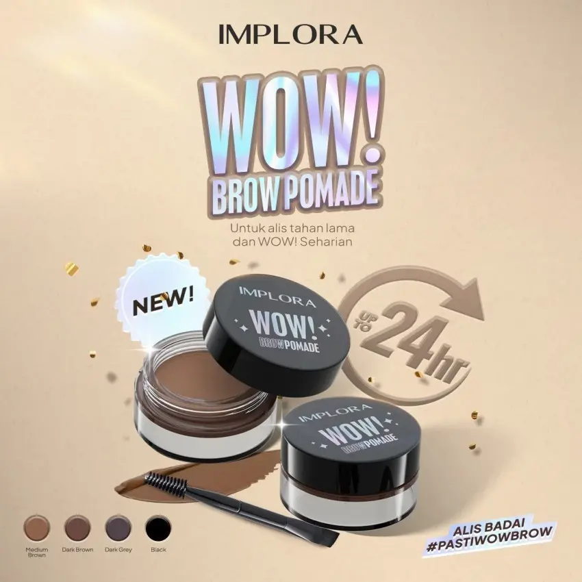 Implora Wow Brow Pomade | Netto 2,5 gr
