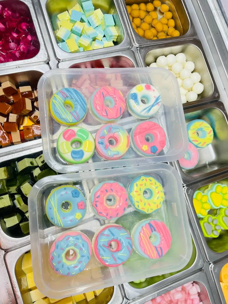 Product Introduction of Khay nhựa đựng thạch khúc bạch, phô mai tươi, pudding - Tiệm Của Bee 13