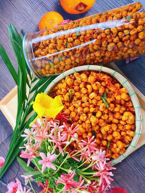 Bắp rim mix khô bò túi 500gram ăn vặt bảo hân Snack Food Thức Ăn Chua