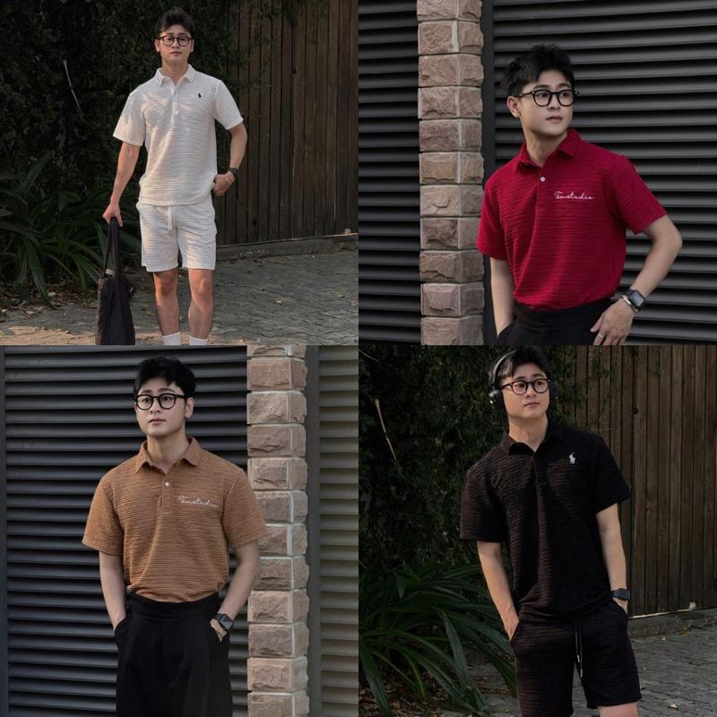 Tóm Store Áo Polo thêu ngựa Full Box chất thun xốp vân nổi quảng châu mềm mịn mát lạ mắt unisex oversize phù hợp du lịch và dạo phố