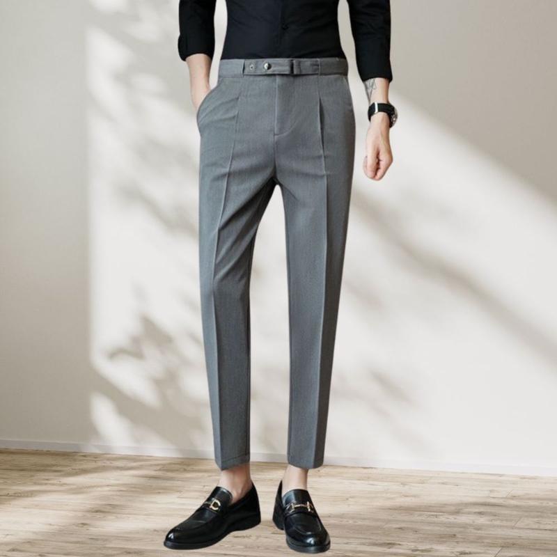 Product Introduction of Quần tây nam Gozin Store ống côn dáng baggy suông đen, quần tây nam công sở co giãn vải mềm mịn -JA33 Ong Menswear 2