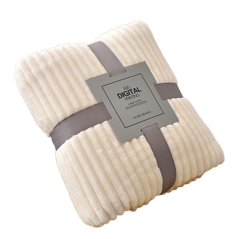 New Double Sided Warm Blanket Warm Skin-Friendly Conditioning Quilt Breathable Ultra Soft Throw Blanket Home Office 4