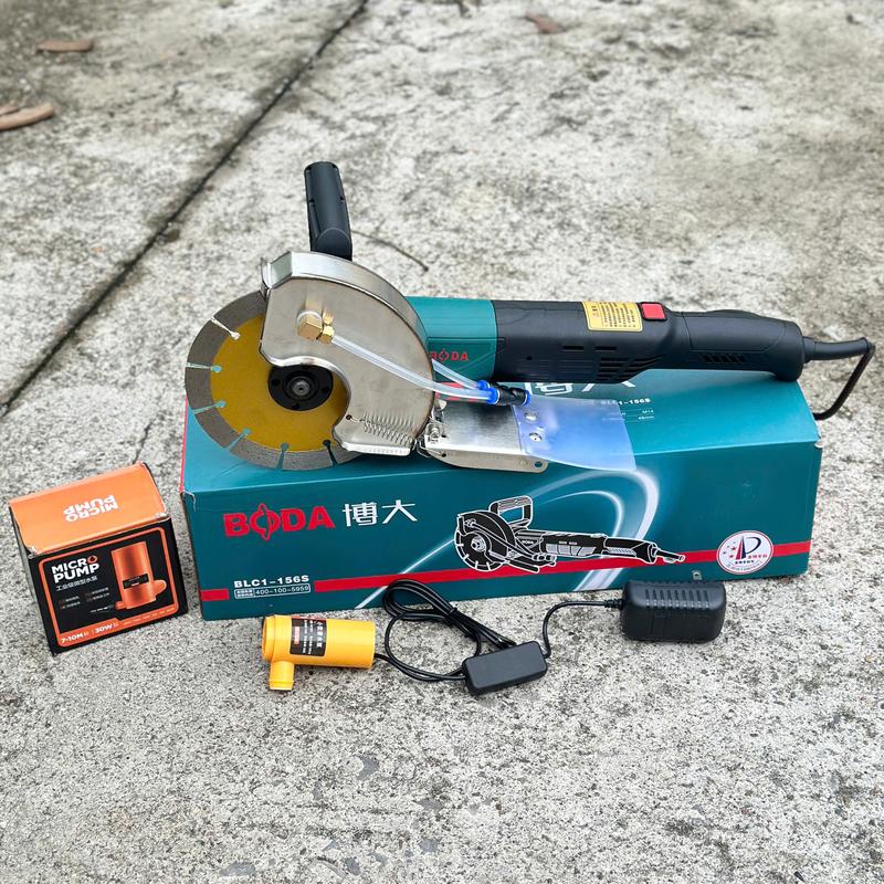 Máy Cắt Rãnh Tường Boda BLC1 - 156S Không Chổi Than Công Suất Lớn 2800W Tặng Kèm 1 Bơm và 1 Lưỡi