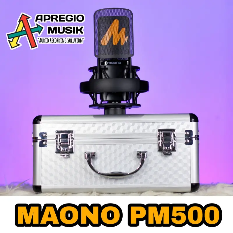 MAONO AU-PM500 PM 500 Professional Large Diaphragm Microphone with Hardcase 3