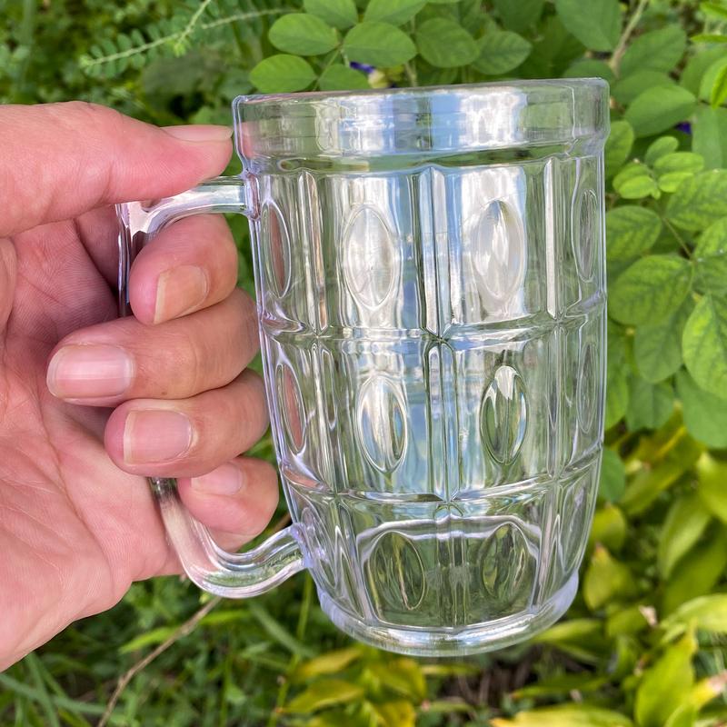 Bộ 6 ly nhựa mica cao cấp, trong suốt, có quai, dùng uống bia, nước ngọt tại gia đình, quán ăn tiện lợi, quán nhậu, đám tiệc - Như Ý Company 5