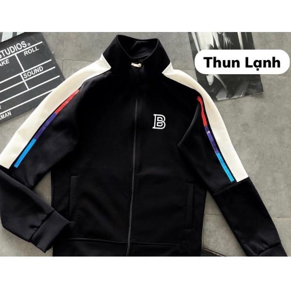 Áo Khoác Nam Nữ Thể Thao Màu đen Viền trắng Sport Áo Chống Nắng Vải Thun Lạnh Poly 2 Da Cao Cấp, Mềm Mịn Không Xù Lông, chạy bộ menwear Đồng Trang Phục Tập Gym