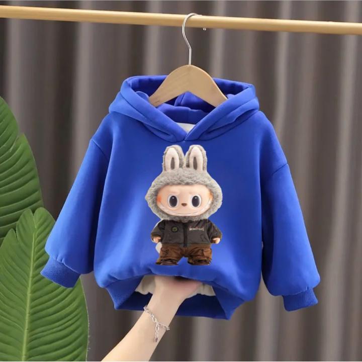 Product Introduction of Áo Nỉ 6-30kg Cho Bé In HÌnh Labubu Ngộ Nghĩnh Chất Nỉ Bông Mềm Mịn Ấm Áp aohoodie  chobetrai 33